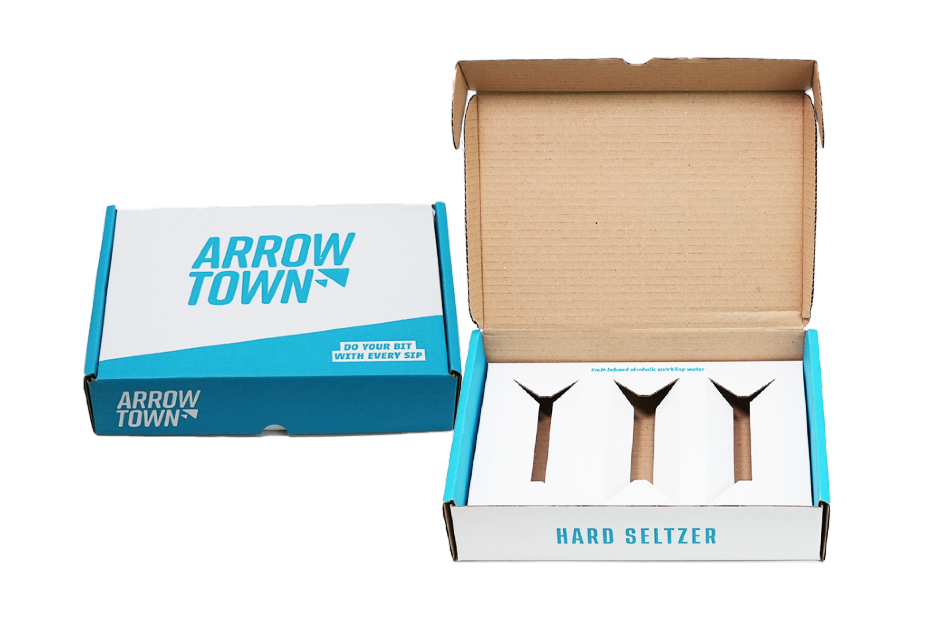 3x330ml Cocktail can packaging box