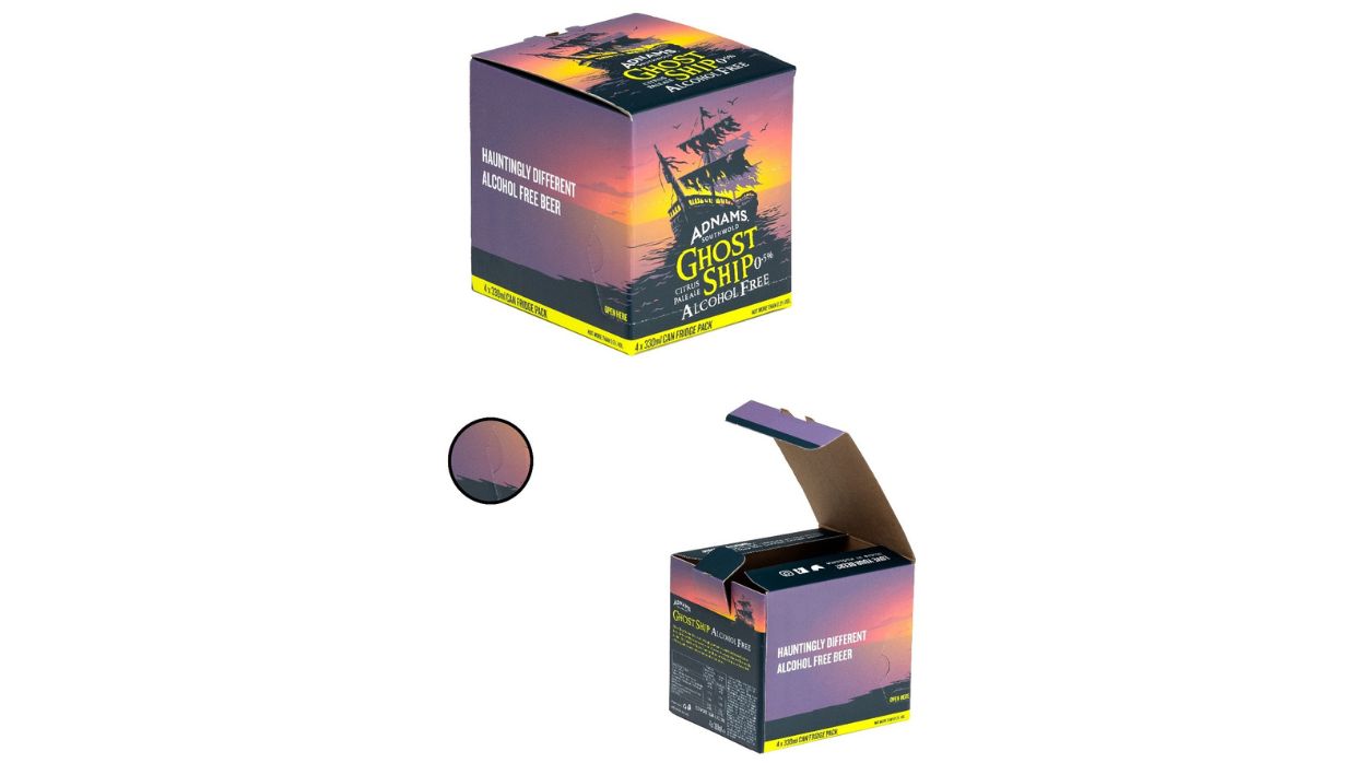 Adnams Low Alcohol Drink Packaging