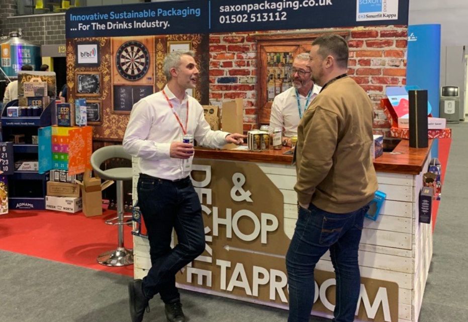 Saxon packaging team at beerx 2023