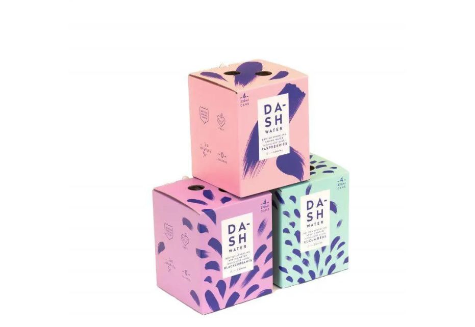 Standout Litho Drinks Packaging for Dash Water