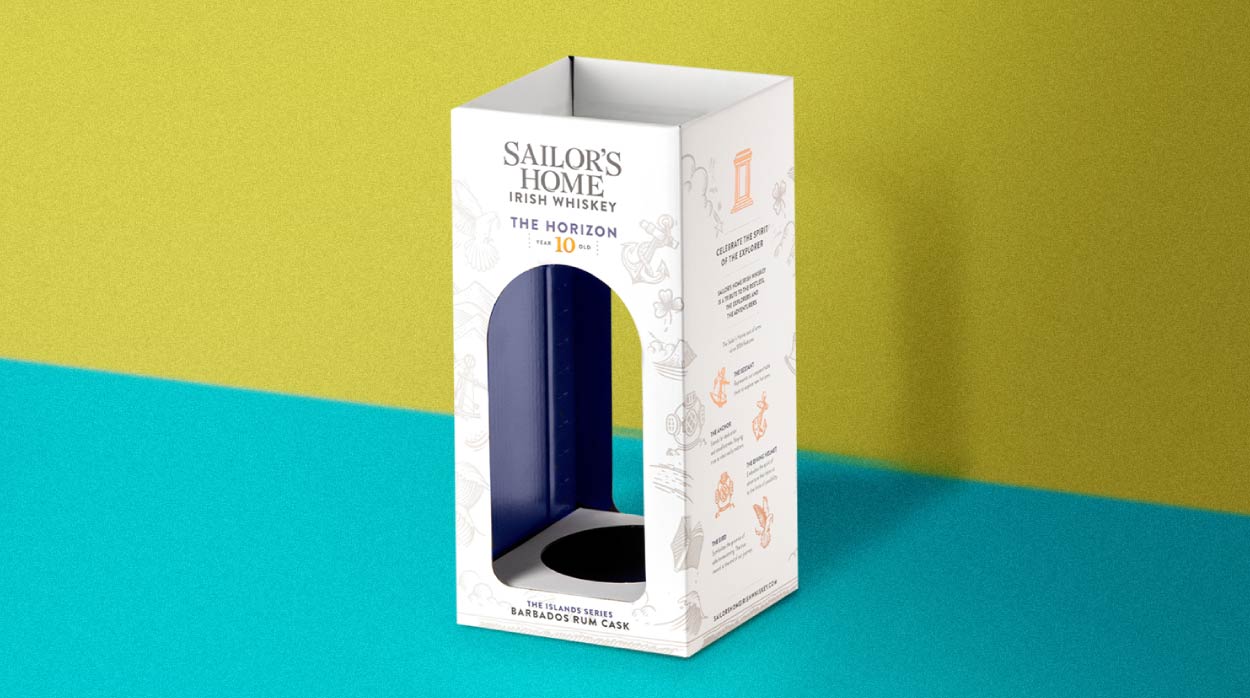 Sailors Home Premium Whiskey Packaging