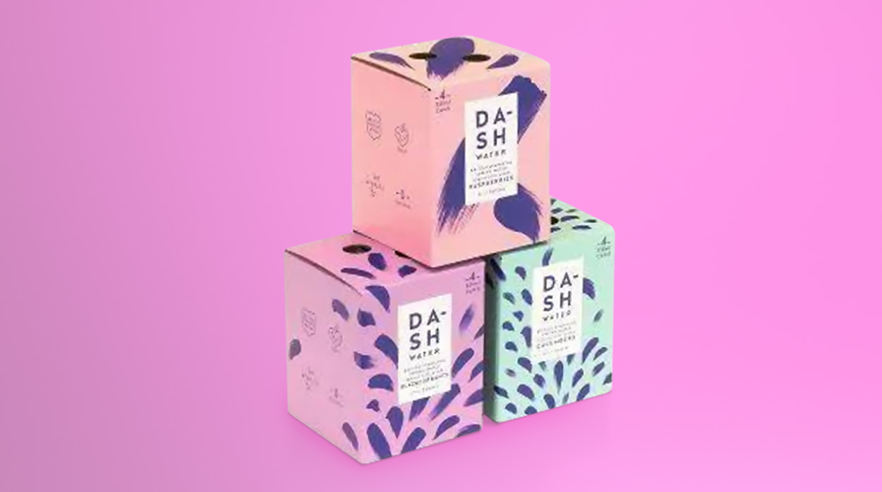 Litho drinks packaging for dash water