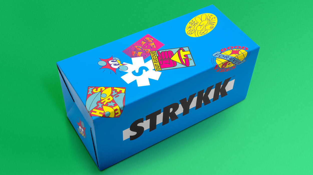 Strykk-ingly Good Luxury Drinks Packaging