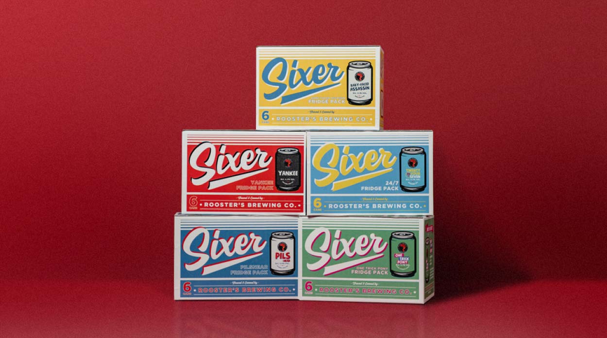 The Sixer Fridge Packs – Rooster’s Brewing Co.
