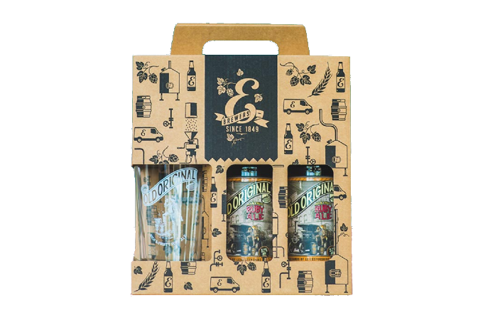 Beer bottle and glass design
