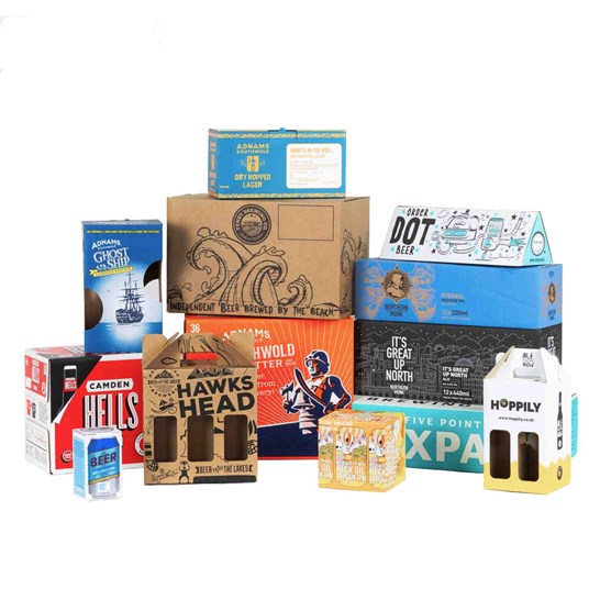 Beer Packaging | Custom Cardboard Beer Box Packaging | Saxon Packaging