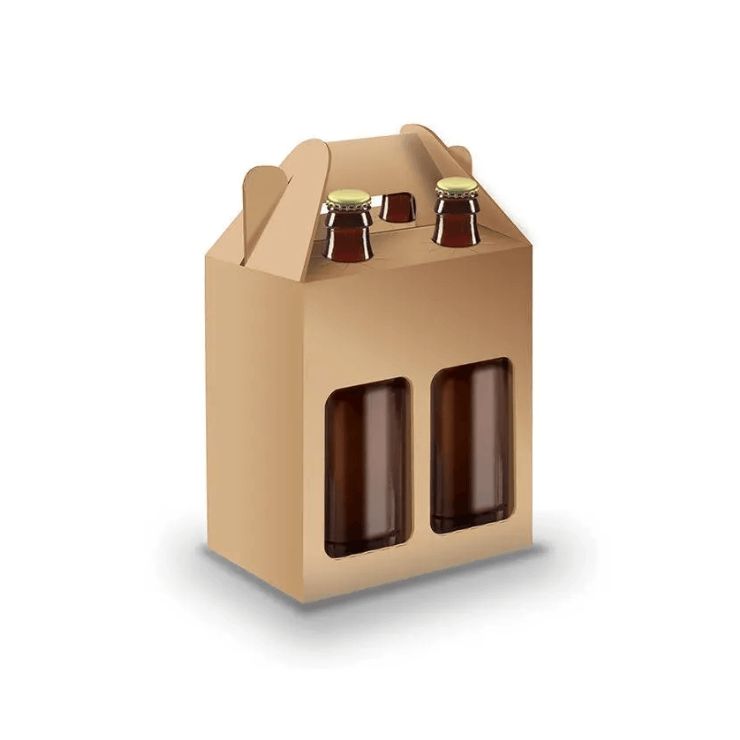 4 beer bottle gift packaging box